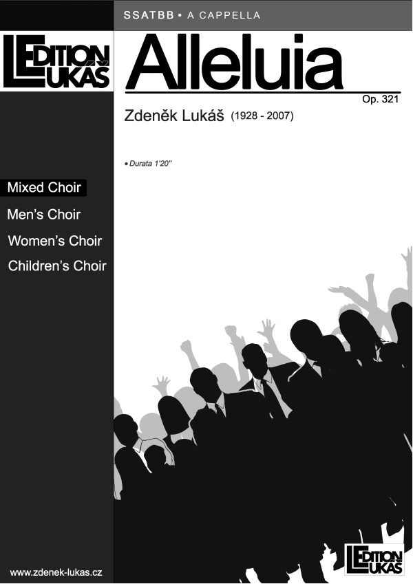 Alleluia, op. 321 (S1,S2,A,T,B1,B2)