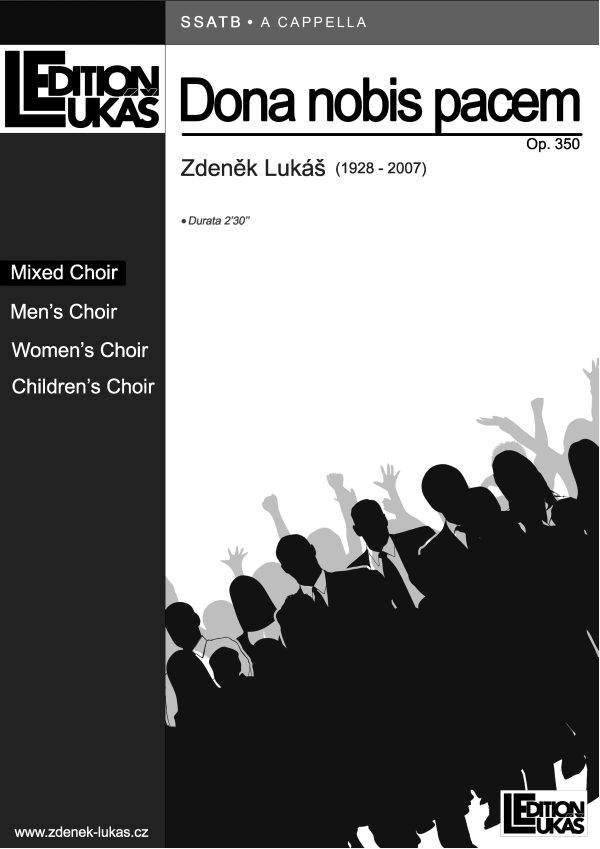 Dona nobis pacem, op. 350 (S1,S2,A,T,B)