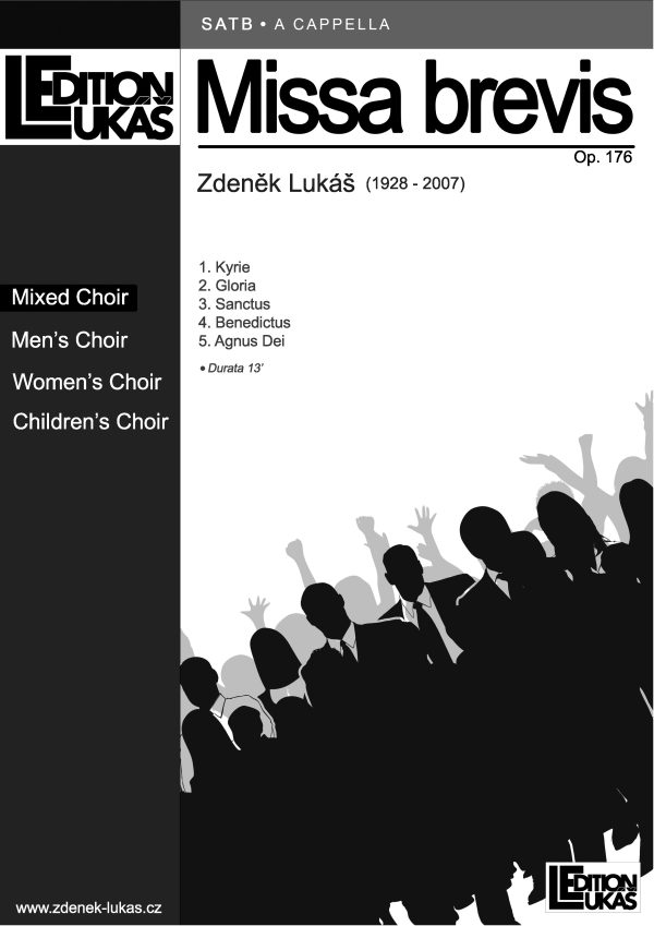 Missa brevis, op. 176 (S,A1,A2,T,B)