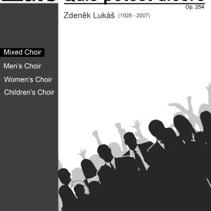 Quis potest dicere, op. 254 (S1,S2,A,T,B)